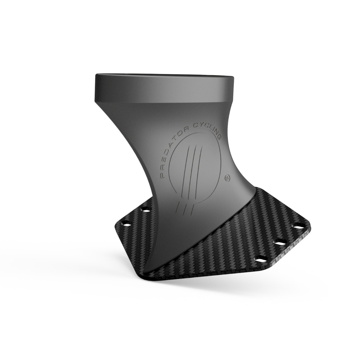 Custom BTA bottle mount carbon base plate Predator Cycling